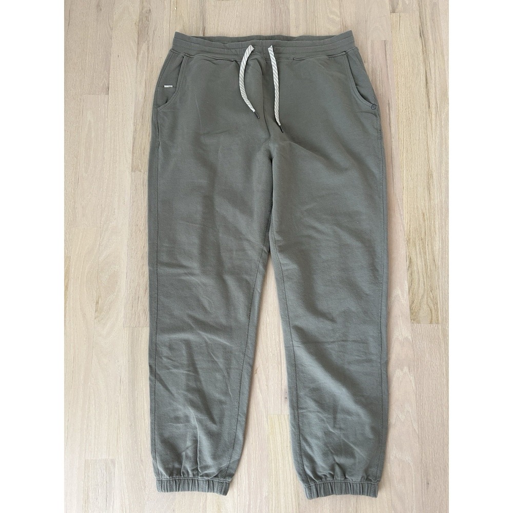 VUORI Green Laguna Lounge Pants Sweatpants Cotton Blend Sz Large Style VW437